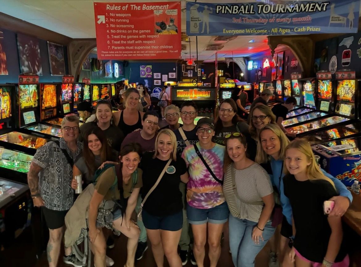 Belles & Chimes at The Basement Arcade Bar Women's Pinball Tournament #28