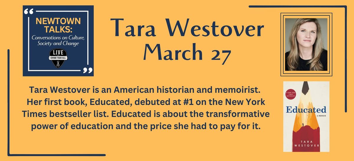 Newtown Talks: Tara Westover