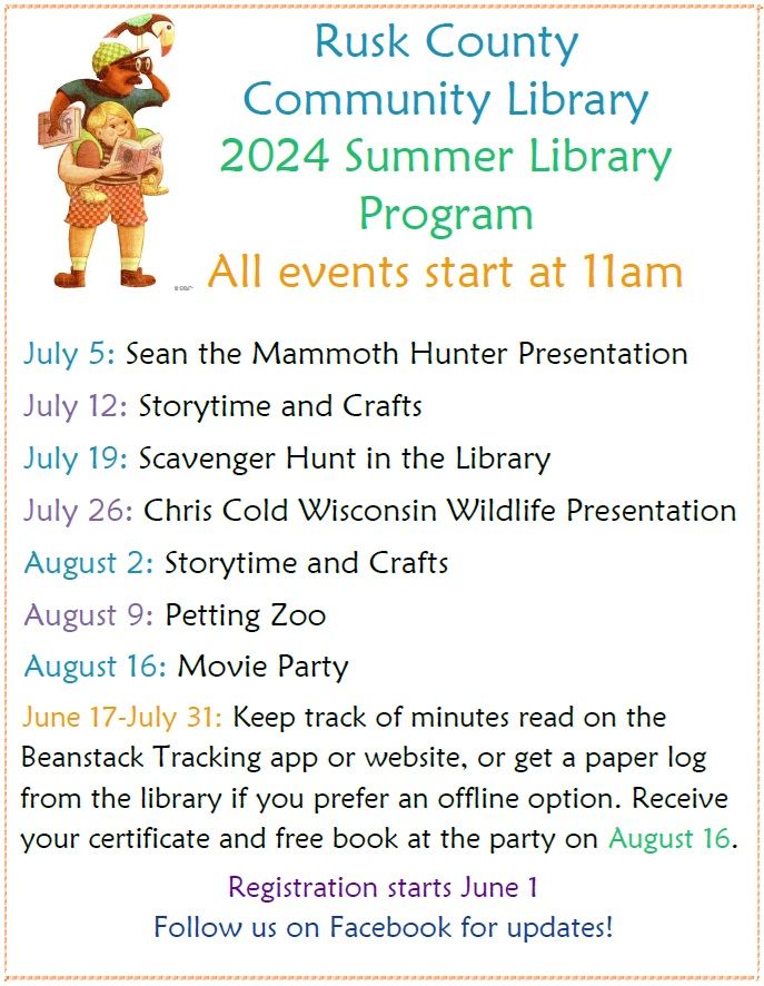 Summer Library Program Storytime and Crafts