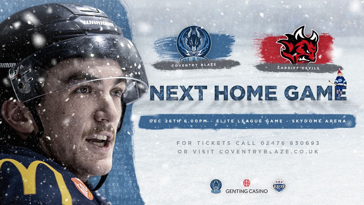 Boxing Day Bonanza: Coventry Blaze vs. Cardiff Devils (Elite League)