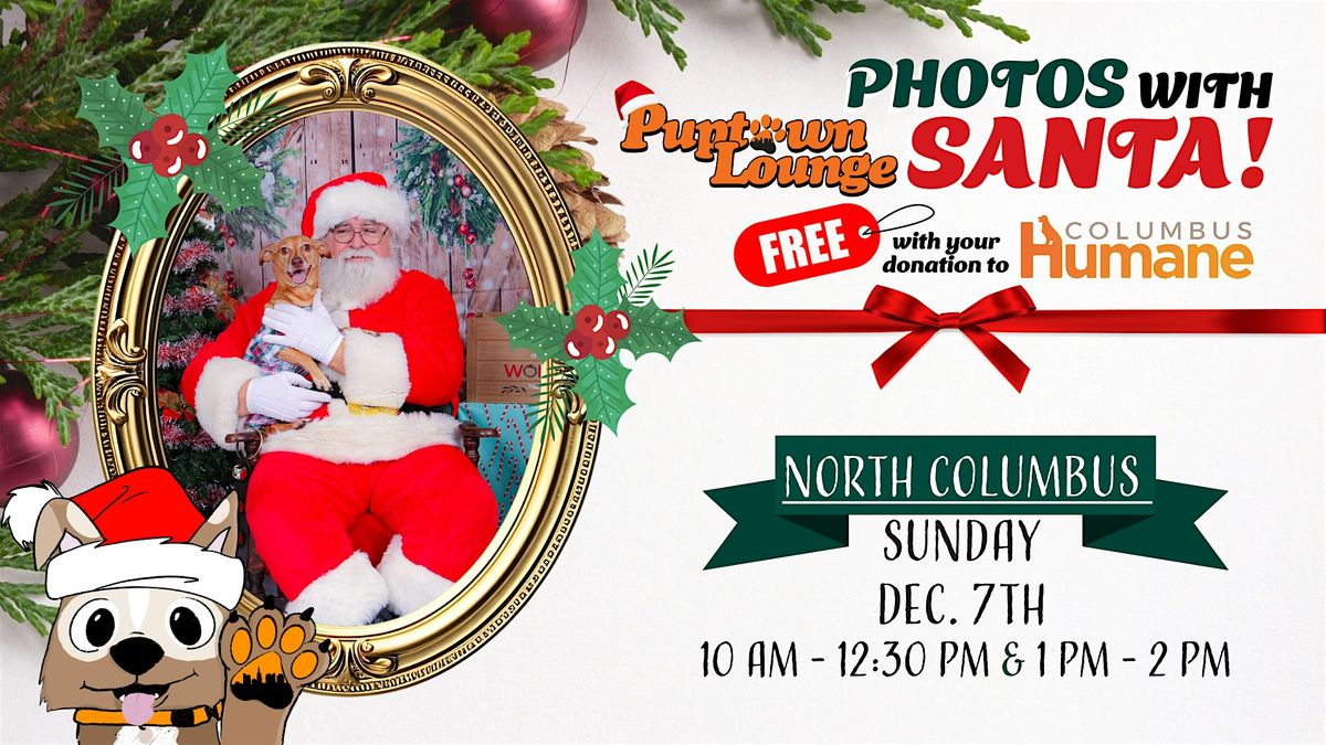 Puptown Lounge NC Kenny Rd Photos with Santa