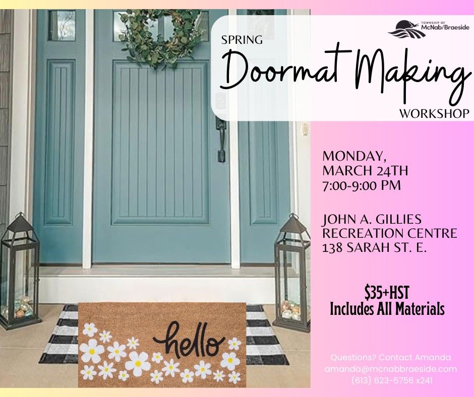 Spring Doormat Making Workshop