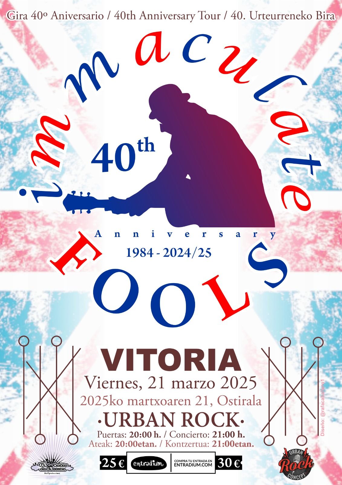 IMMACULATE FOOLS gira 40 aniversario