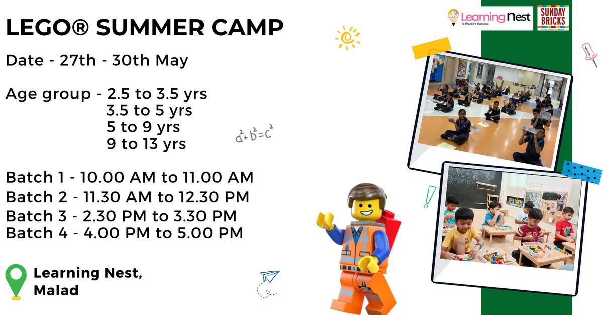 LEGO Summer Camp- Santacruz