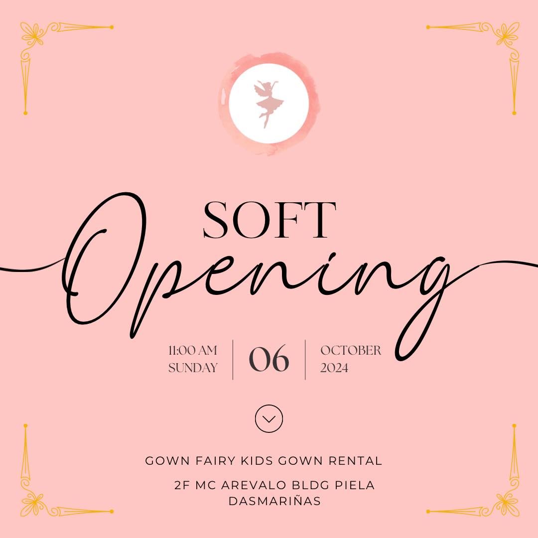 Gown Fairy Showroom - SOFT OPENING