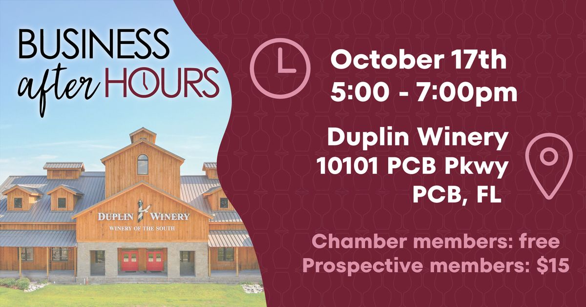 Business After Hours - October