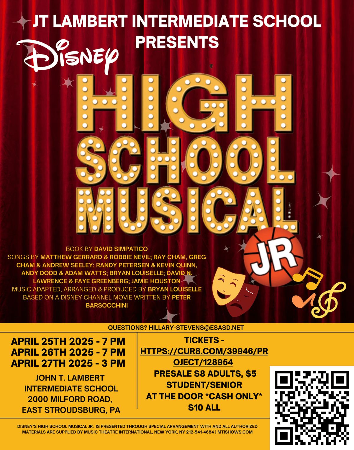 JTL presents High School Musical Jr. 