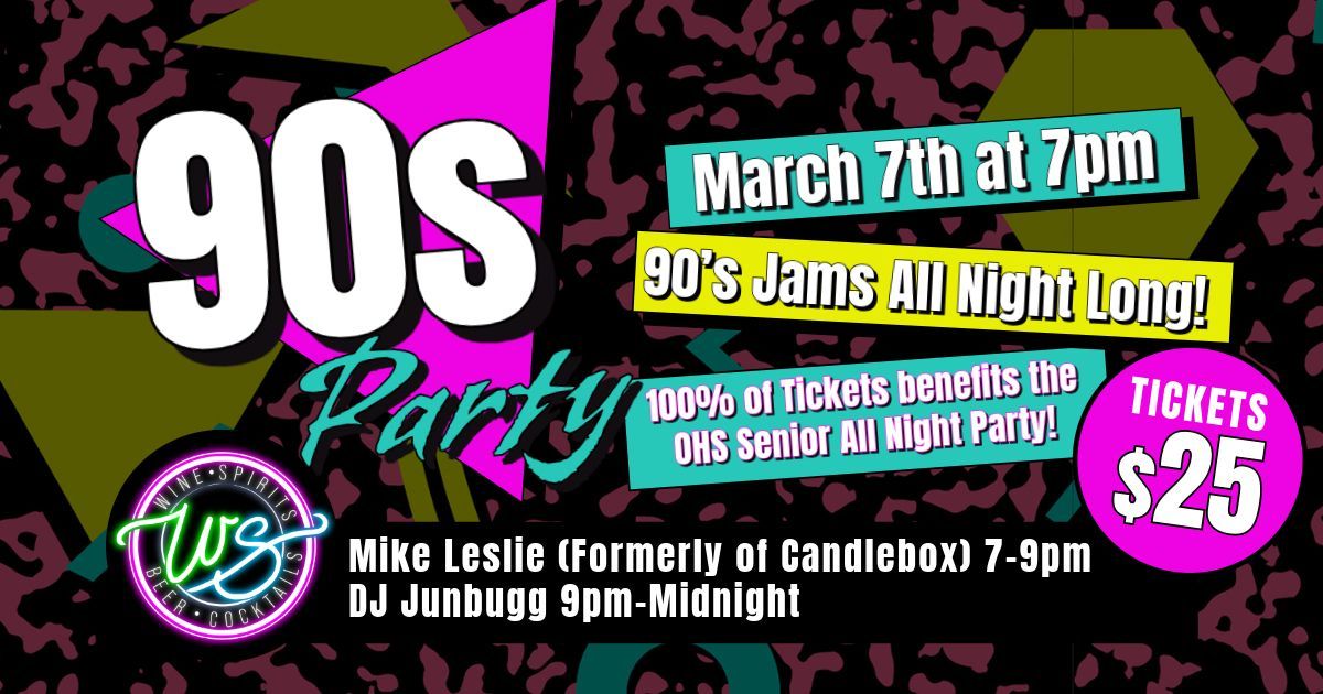 90's Party at Wine Social!