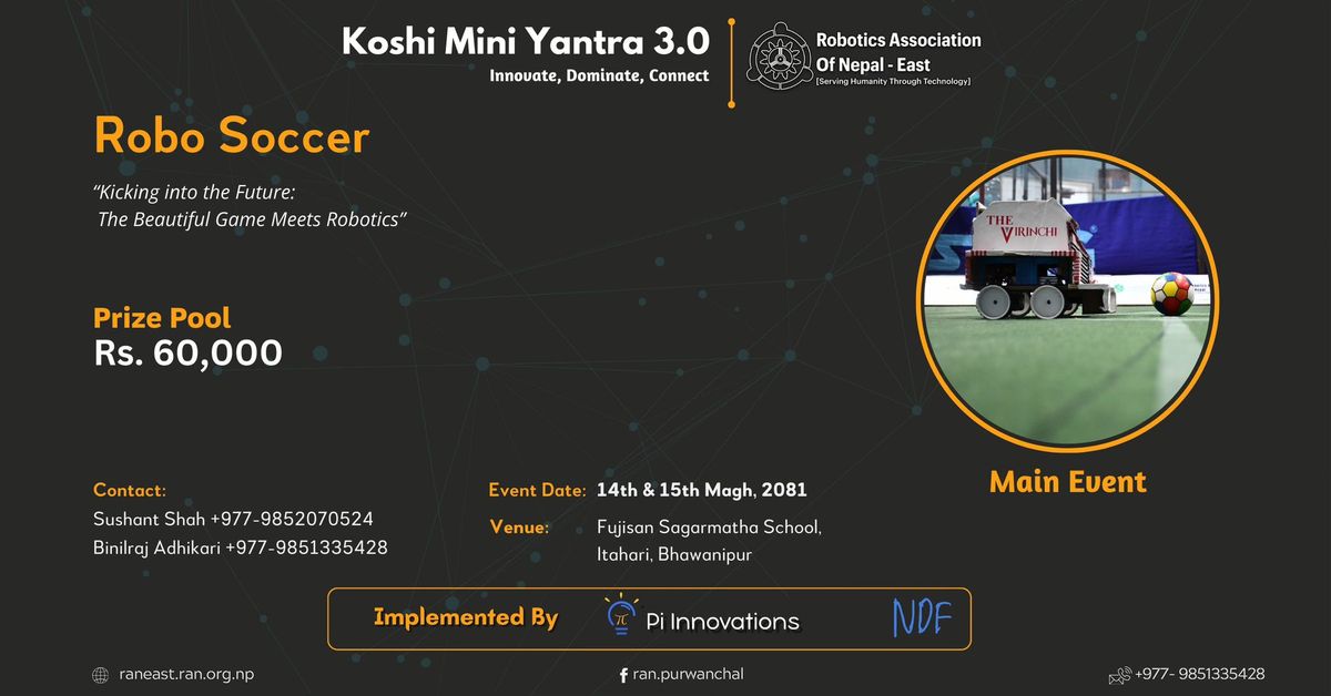 RoboSoccer - Biggest Robotics Festival in Koshi Province