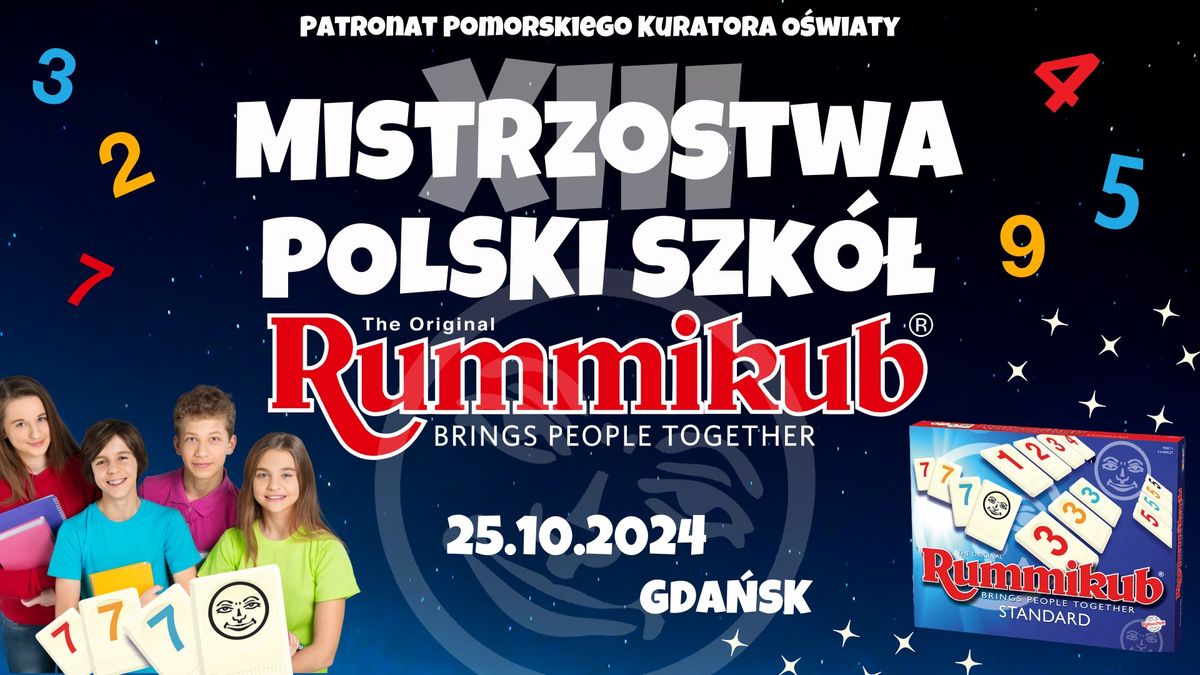 XIII Mistrzostw Polski Szk\u00f3\u0142 w Rummikub 2024