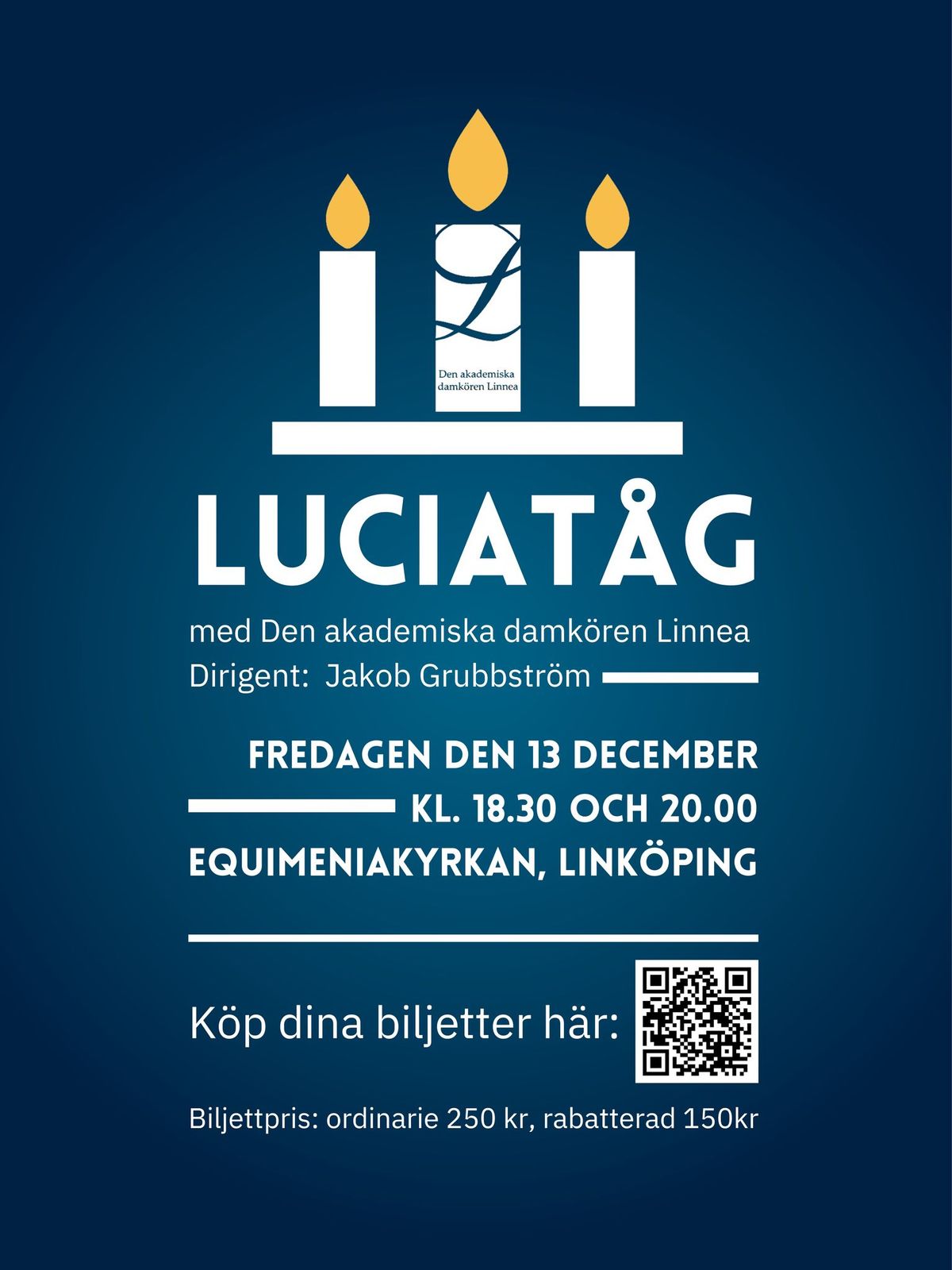 Luciat\u00e5g med Den akademiska damk\u00f6ren Linnea