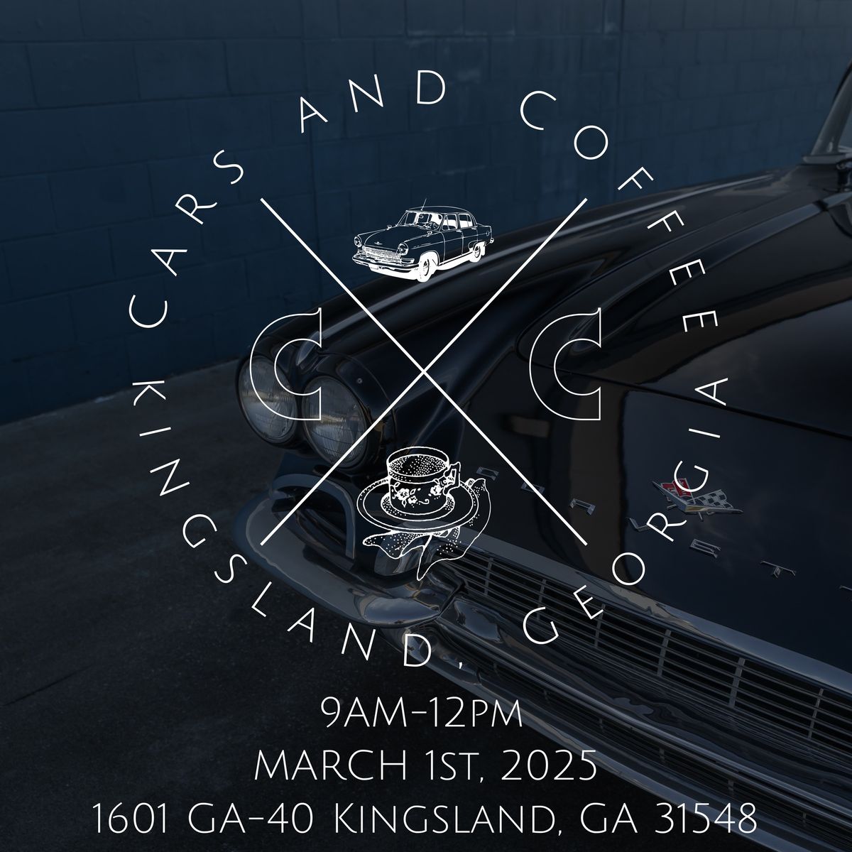 Kingsland Cars and Coffee - March 1, 2025 from 9am-12pm