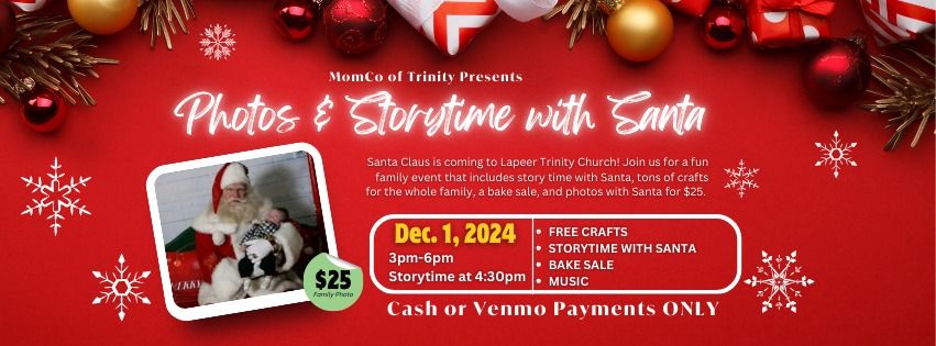 Photos & Storytime with Santa!