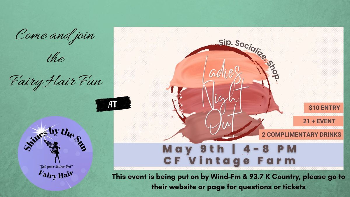 Fairy Hair Fun at *Ladies Night Out* by 93.7 K Country & Wind-FM