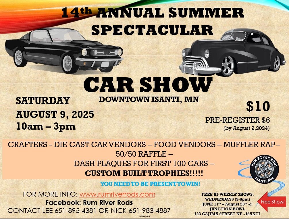 14th Annual Summer Spectacular Car Show