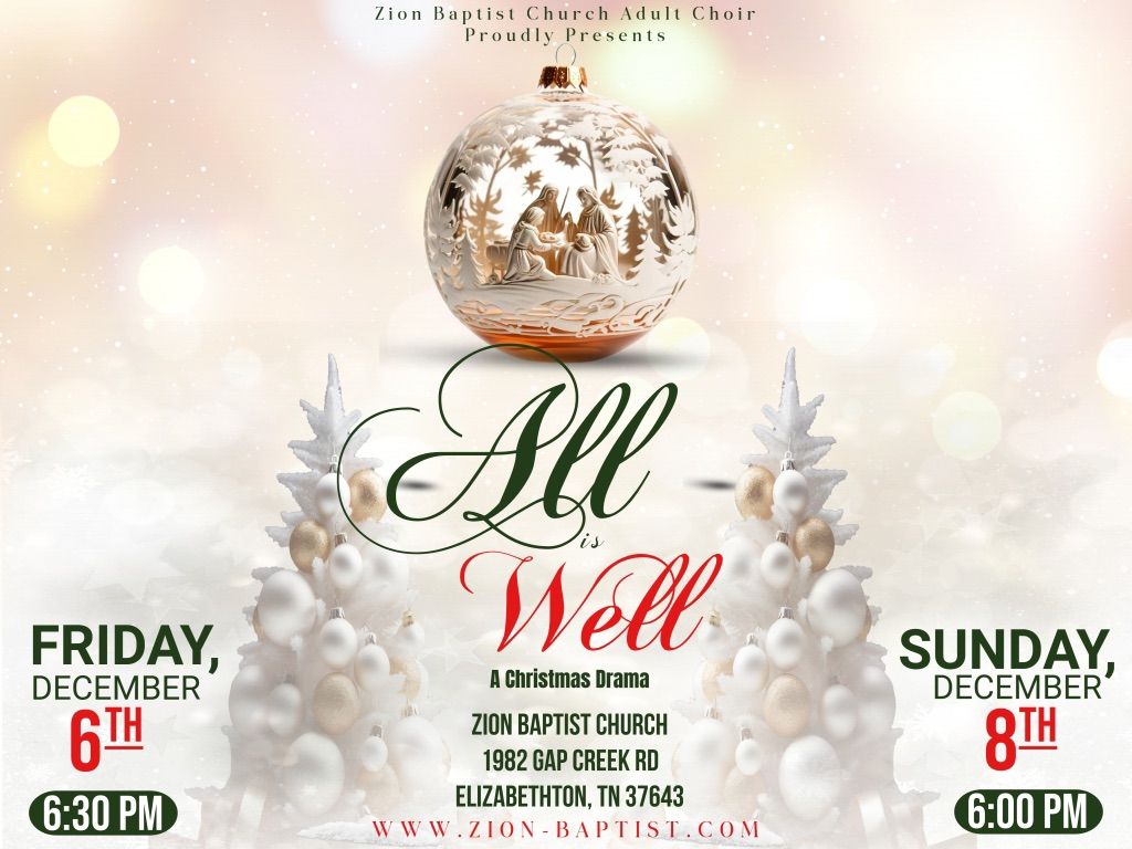 All is Well - Adult Choir Christmas Program