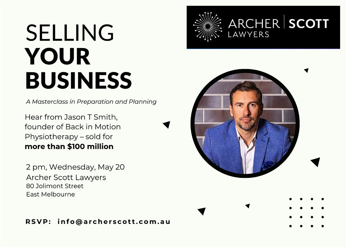 Selling Your Business - Masterclass