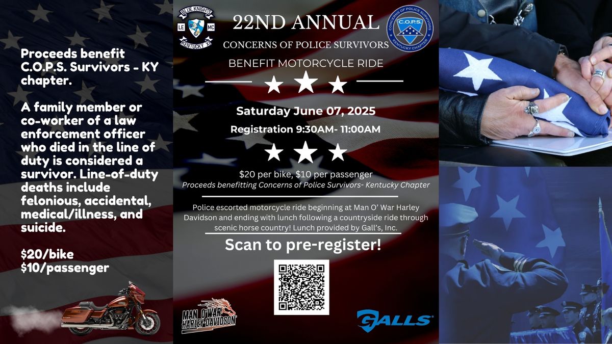 22nd Annual Concerns of Police Survivors Ride