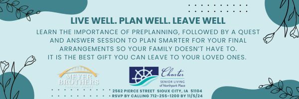 Live Well.  Plan Well. Leave Well - Lunch & Learn