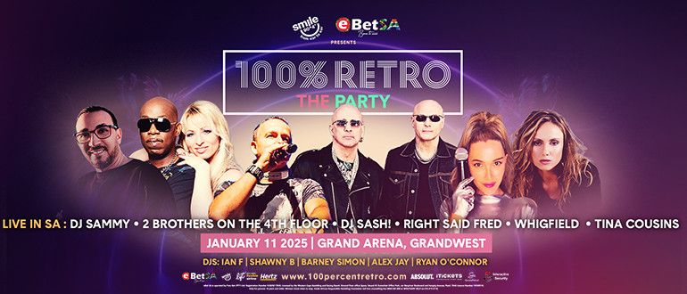 100% RETRO I THE PARTY (Cape Town)