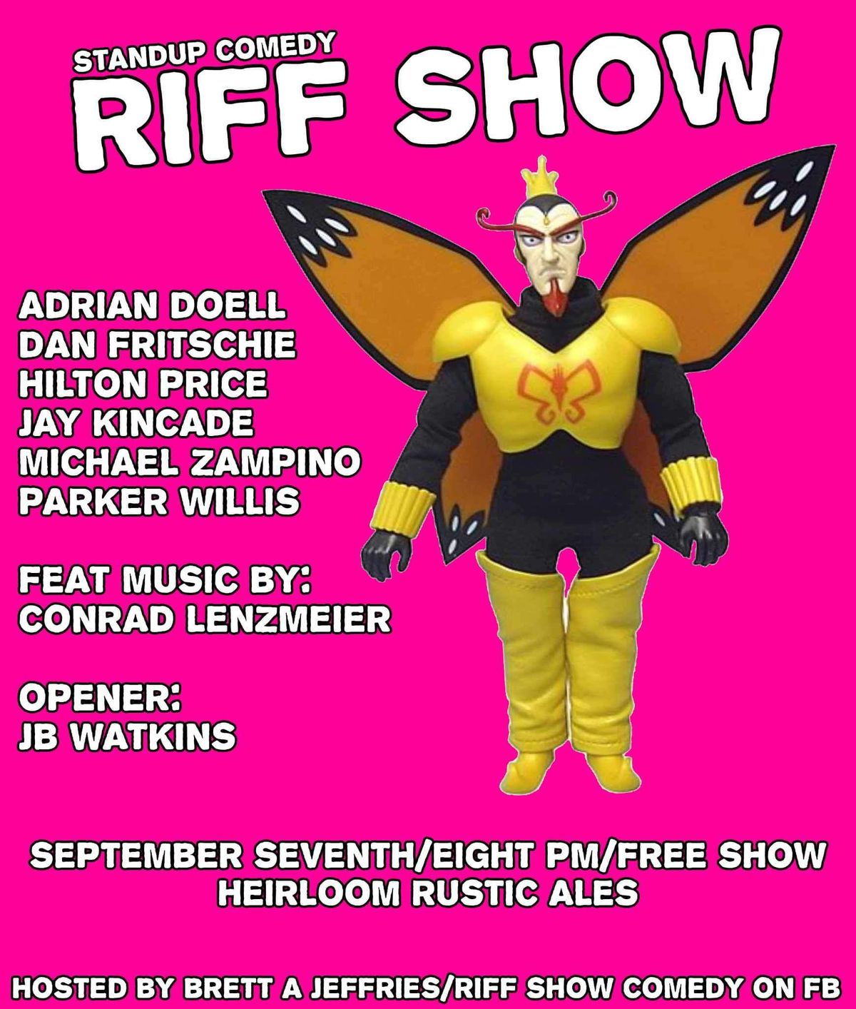 Riff Show hosted by Brett Jeffries 