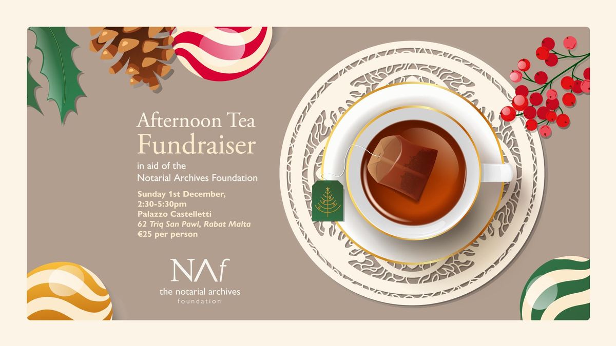 Afternoon Tea Fundraiser in Support of the Notarial Archives Foundation