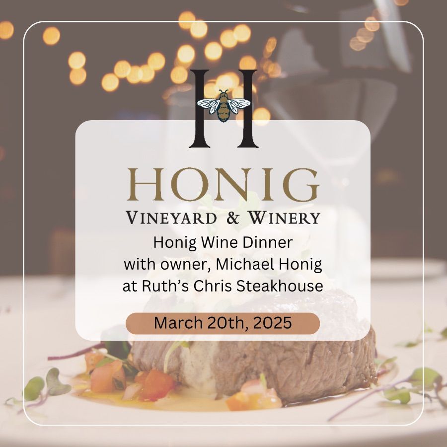 Honig Wine Dinner at Ruth's Chris