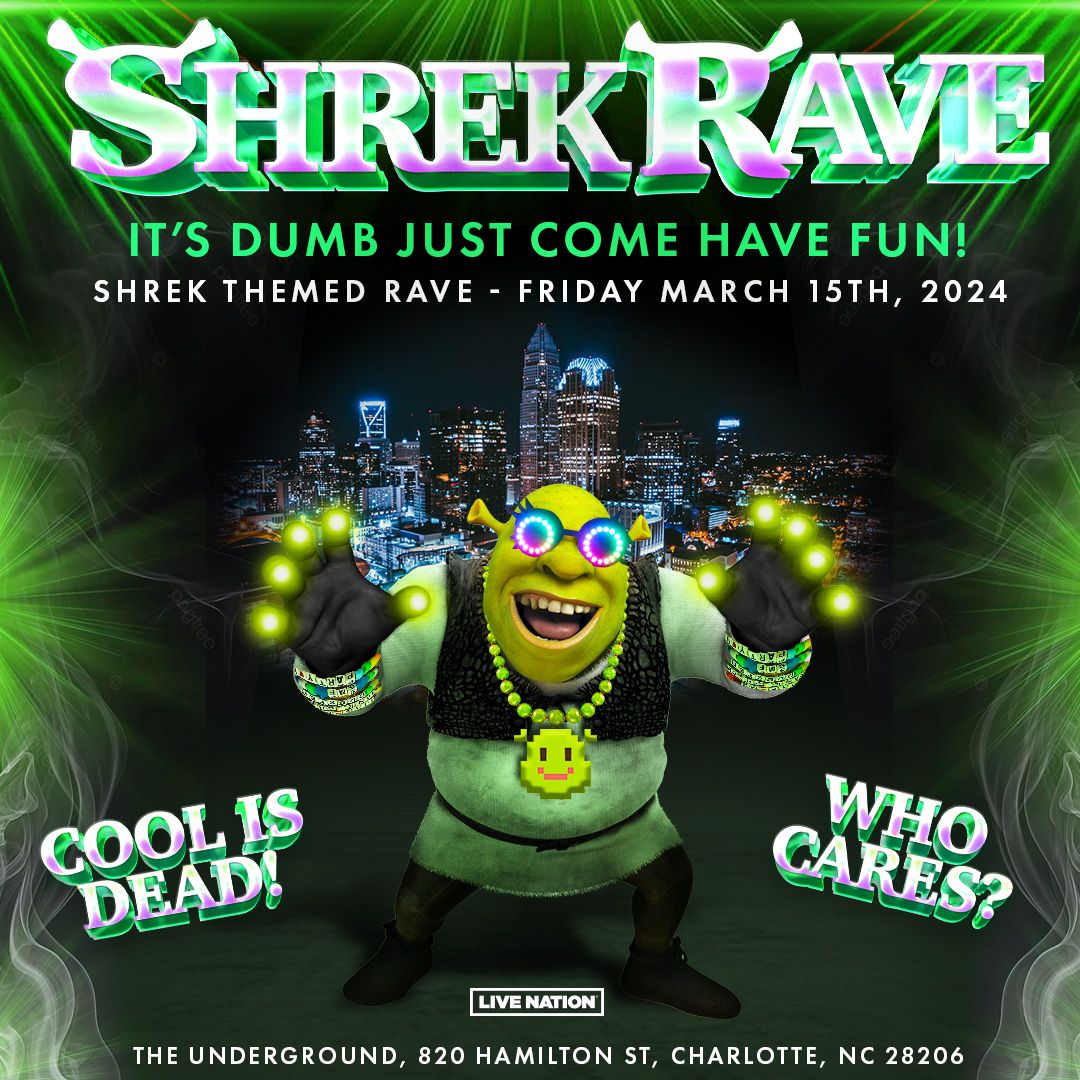 Shrek Rave at The Underground at The Fillmore Charlotte