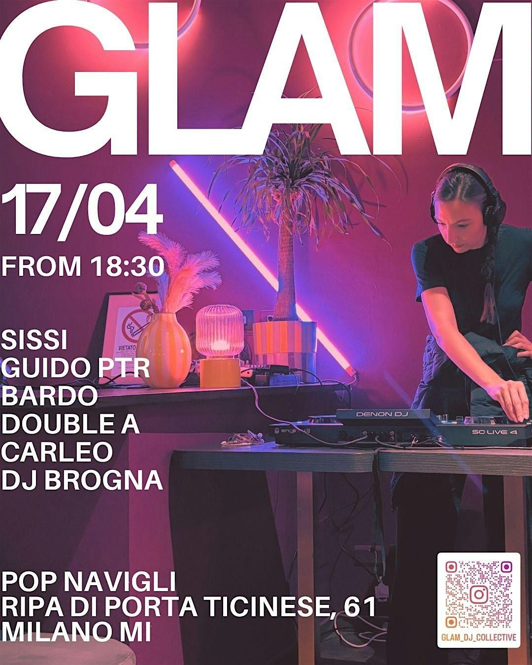 GLAM DJ Collective @ POP Navigli