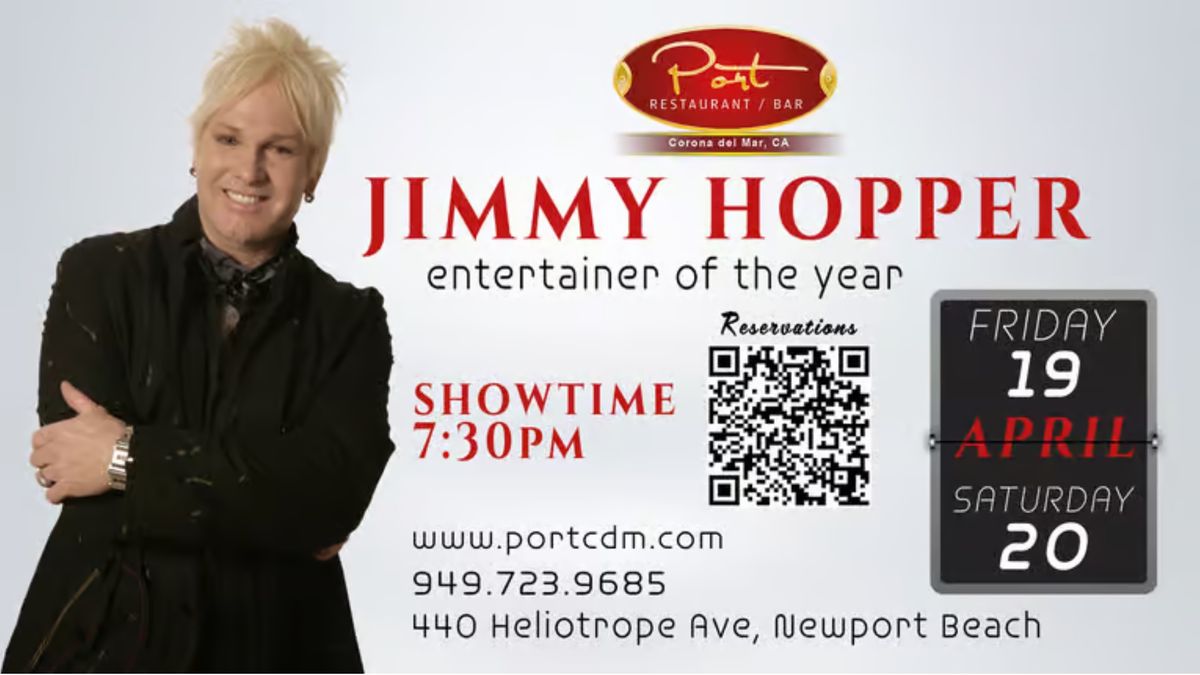 Entertainer of the year, Jimmy Hopper Live at Port