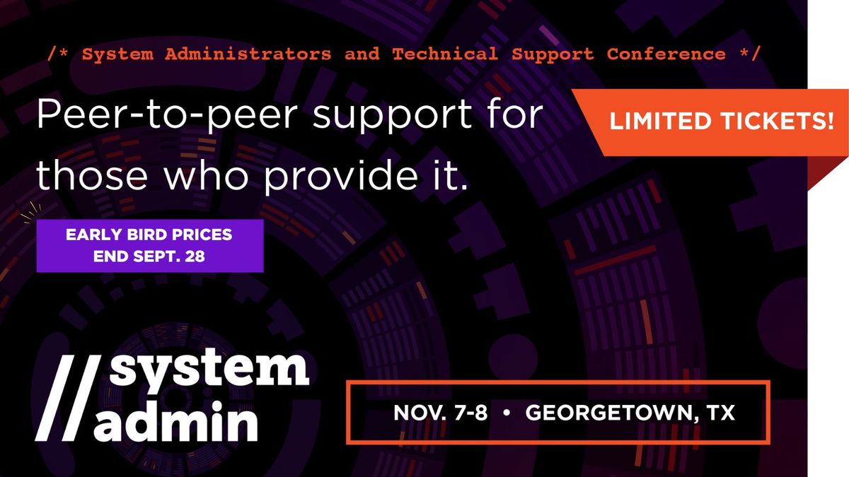 System Administrator and Technical Support Conference