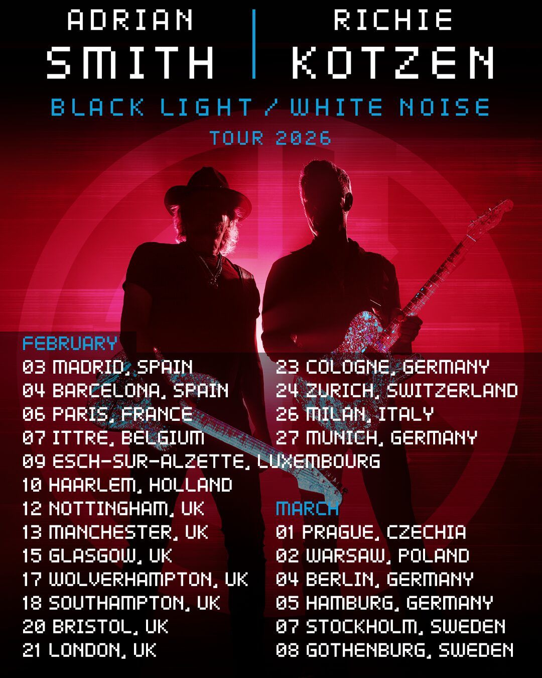 Adrian Smith & Richie Kotzen Berlin Tickets