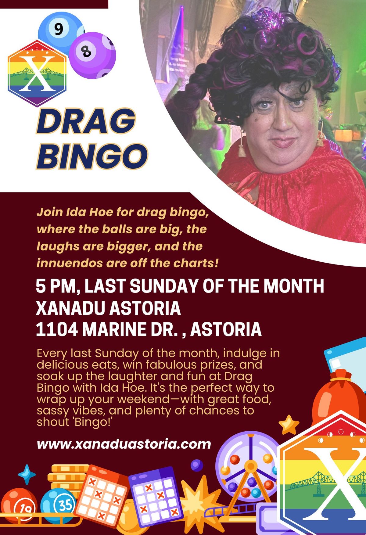 Drag BINGO with Ida Hoe