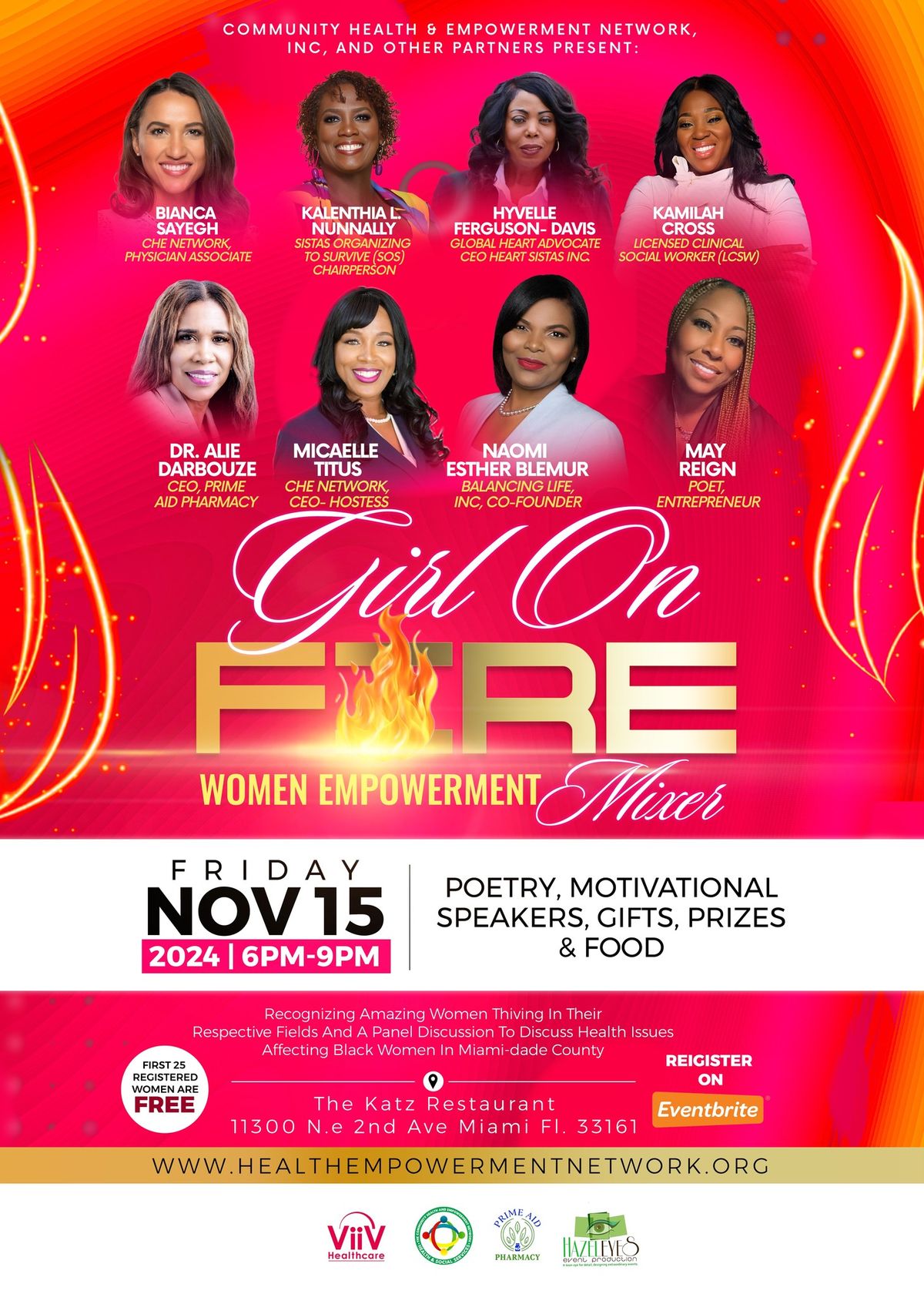 Countdown to Empowerment: Join Us for Our Highly-Anticipated Women's Event! Girl on Fire Women Empowerment Mixer!