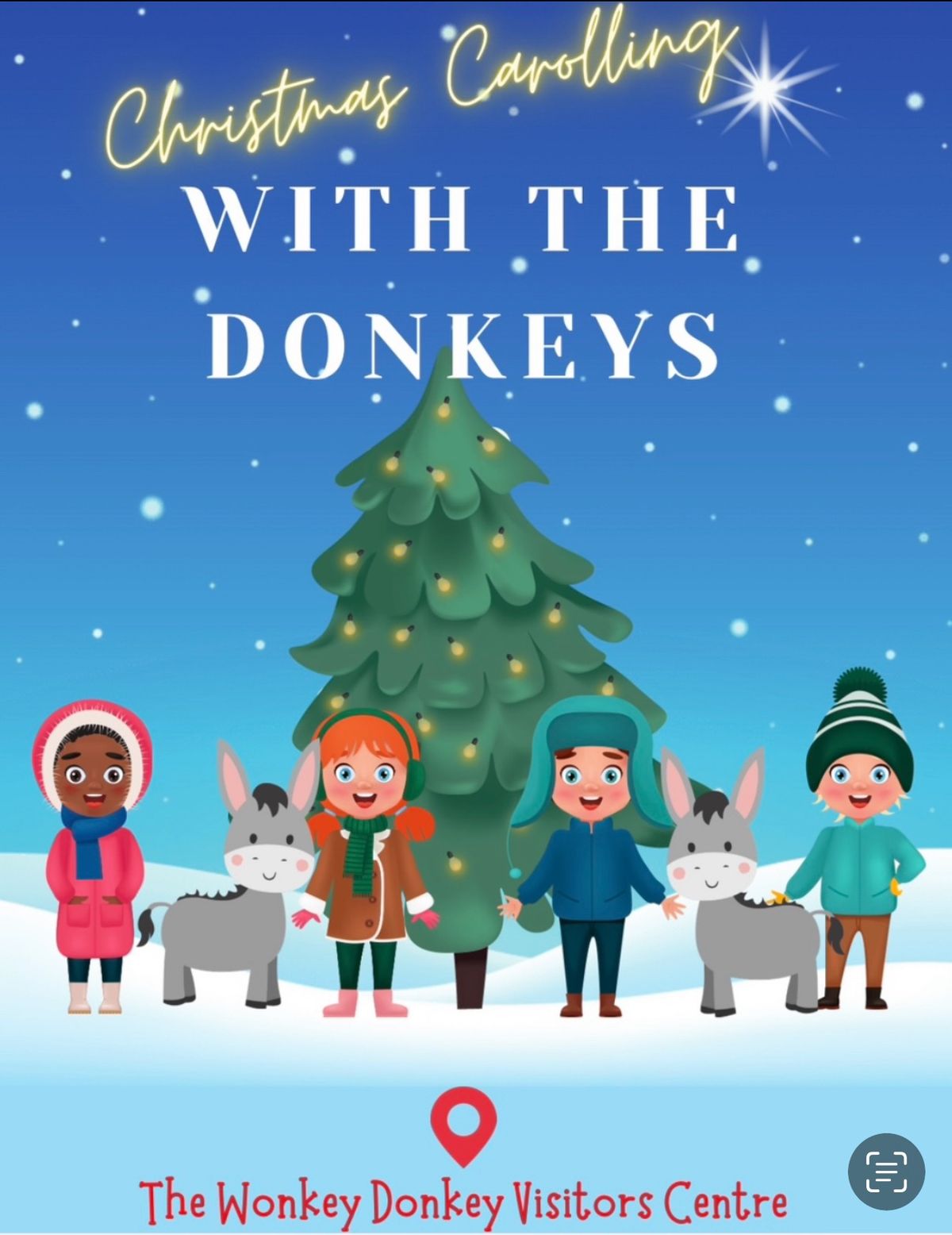 Christmas Carolling with the Donkeys 