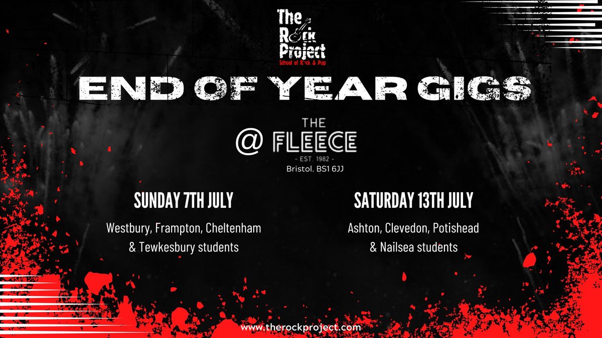 The Rock Project End of Year Gigs 2024