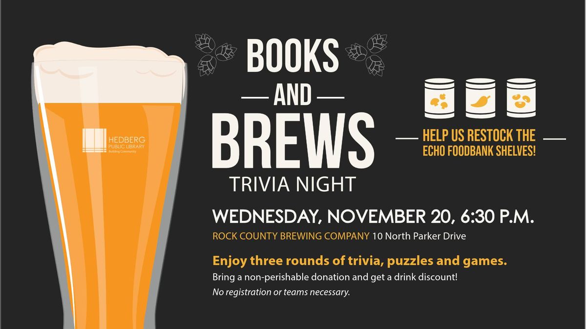 Books and Brews Trivia Night