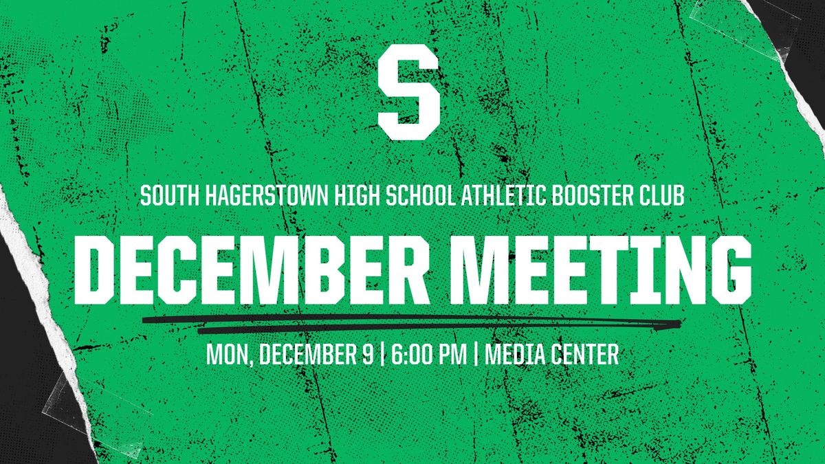 SHHS Athletic Boosters December Meeting