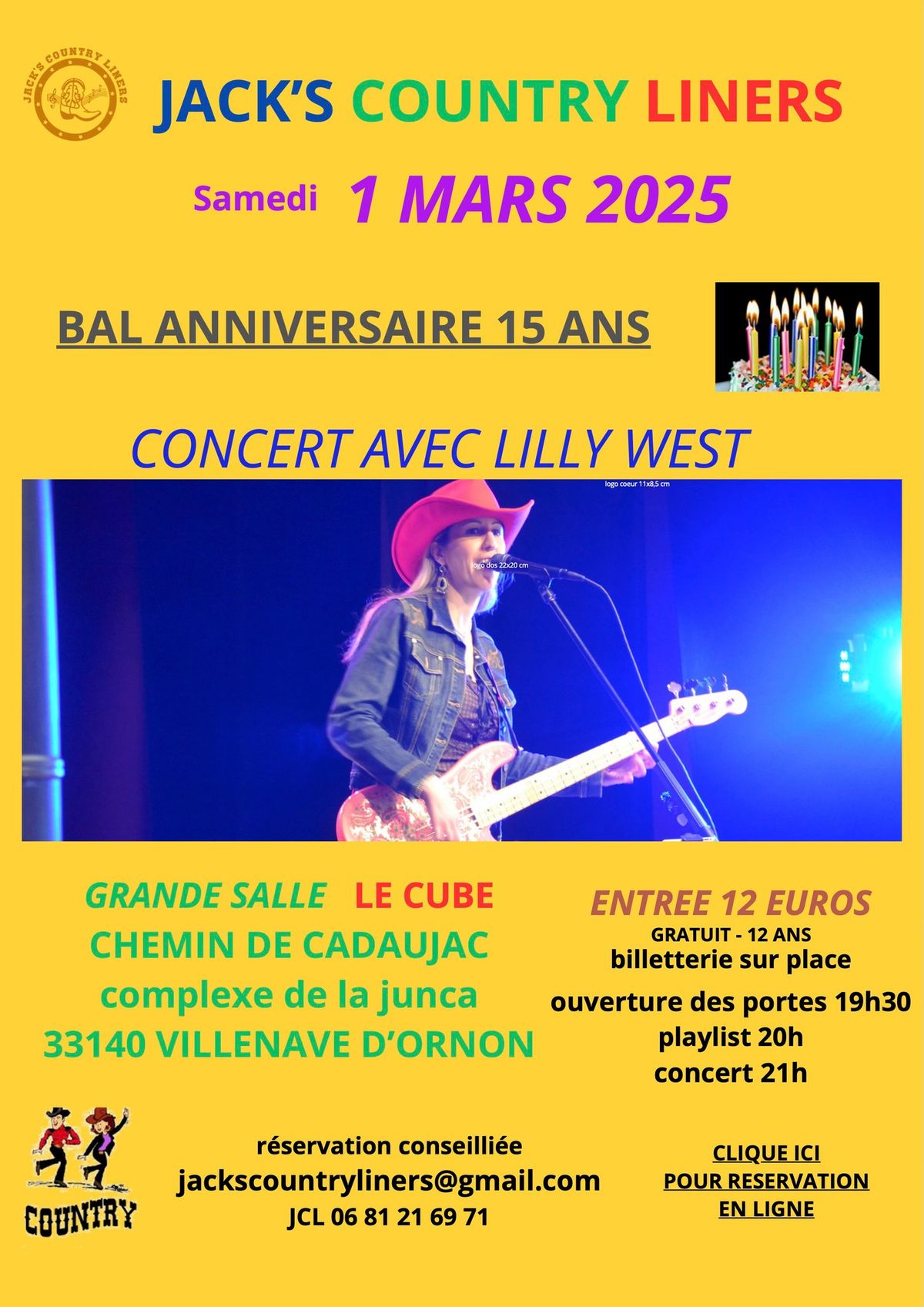 Concert de Lilly West en Gironde