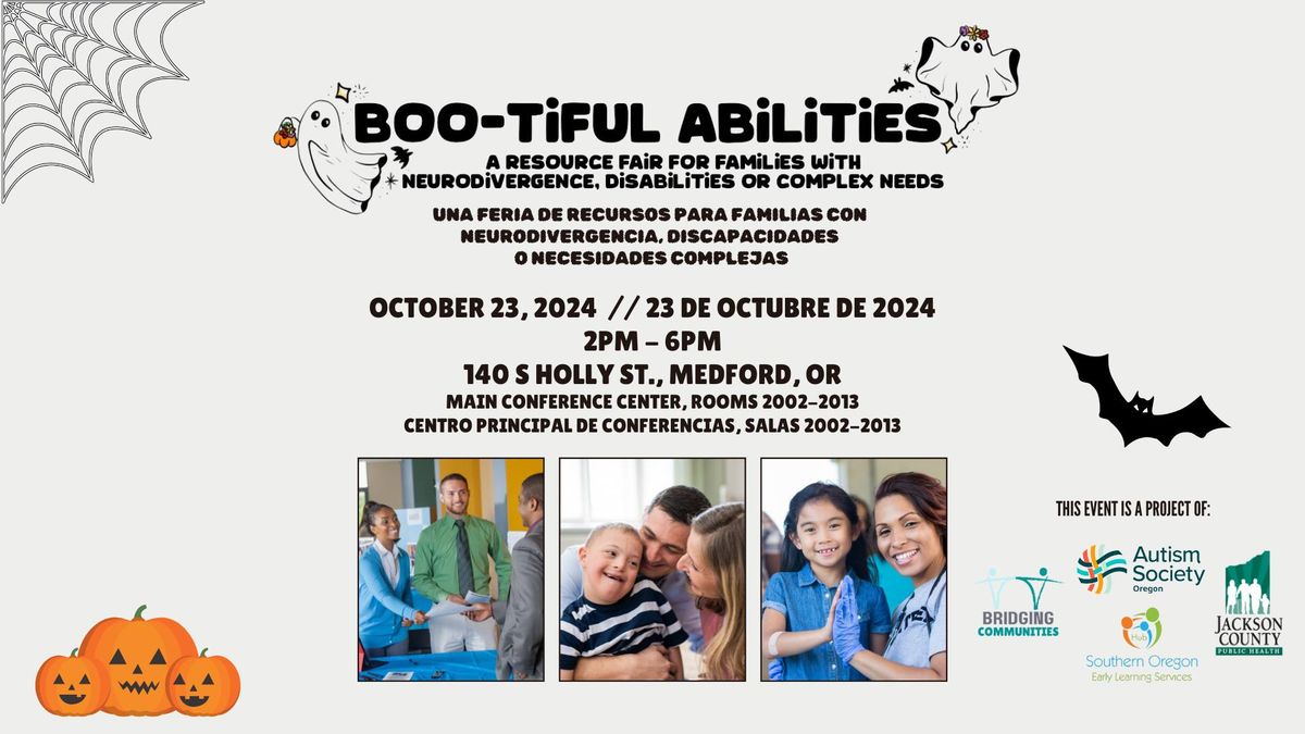 BOO-TIFUL Abilities Resource Fair \/\/  BOO-tiful Abilities feria de recursos