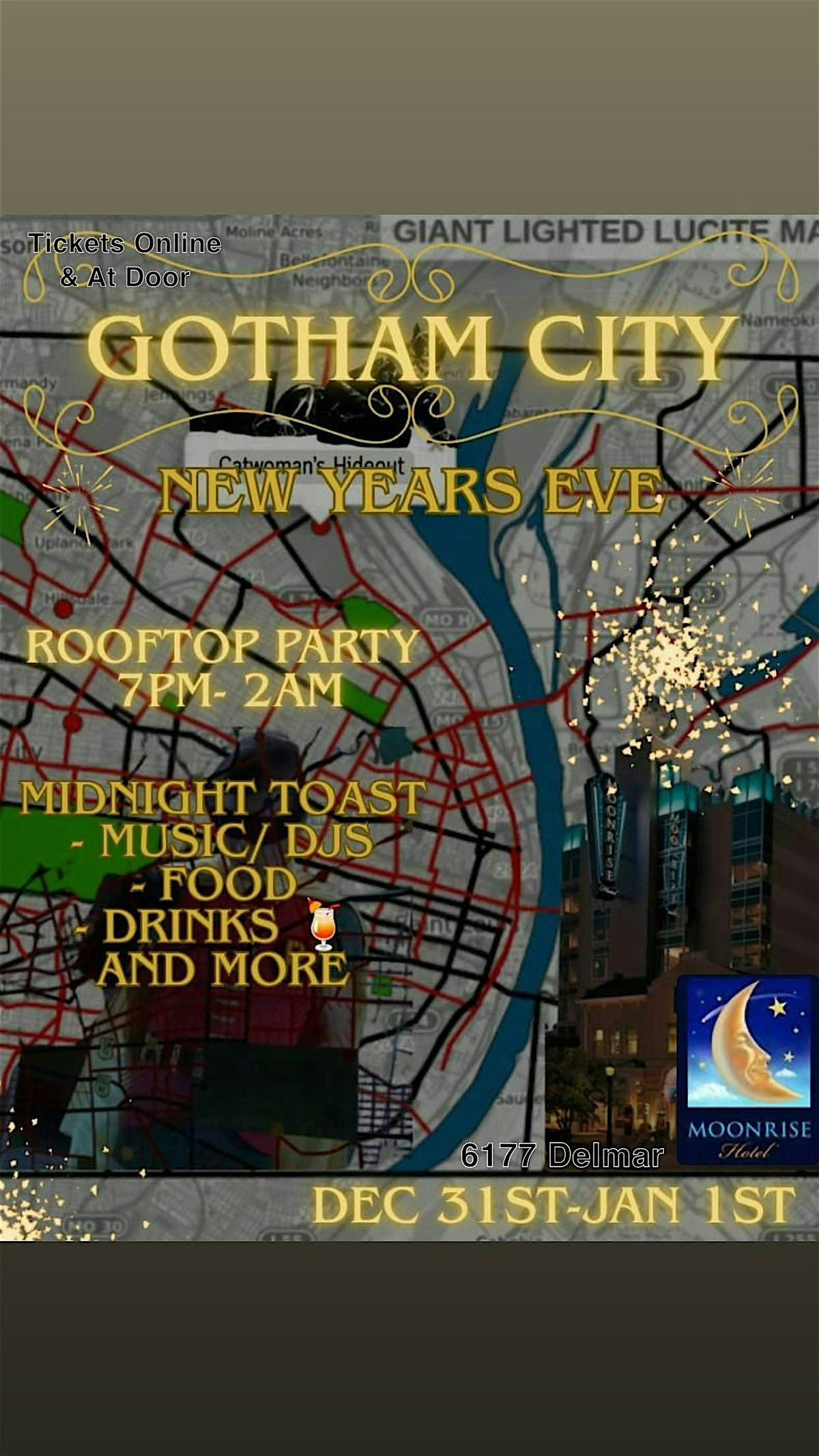 Gotham City New Years Eve