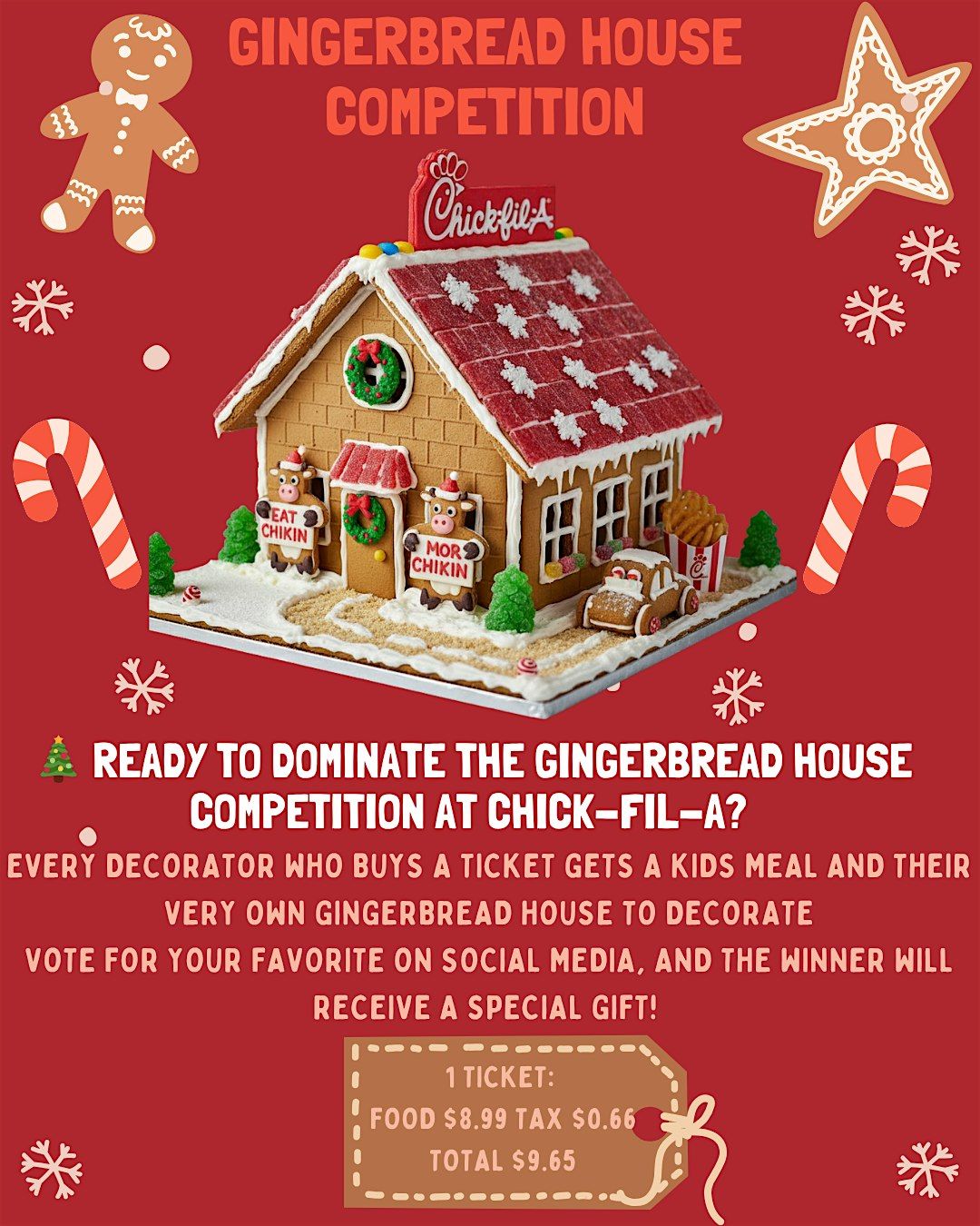 Gingerbread House Decorating Competition