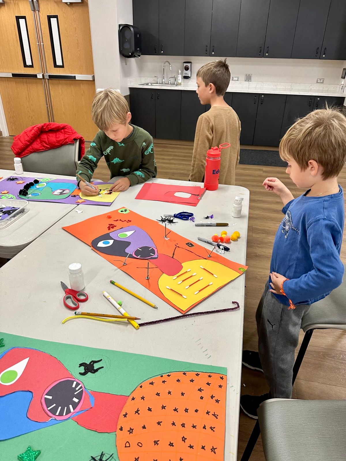 Create a  Friendly Monster: Drawing and Mixed-Media Collage