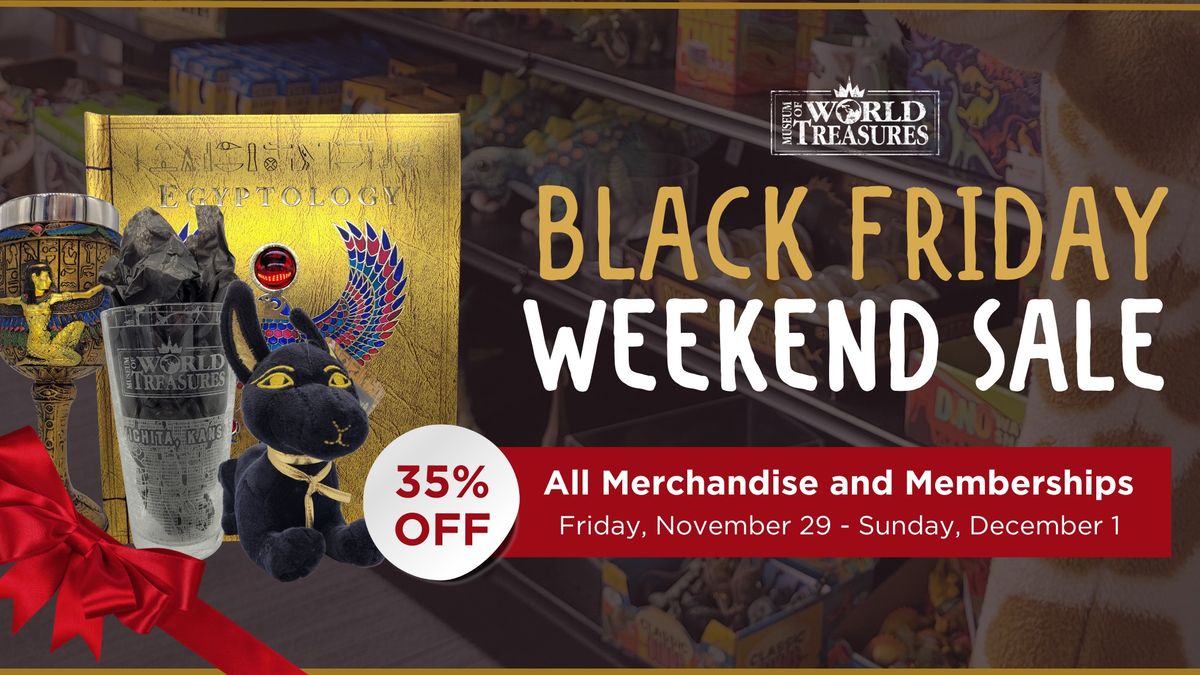 35% Off Memberships & Merchandise: Black Friday Weekend Sale!