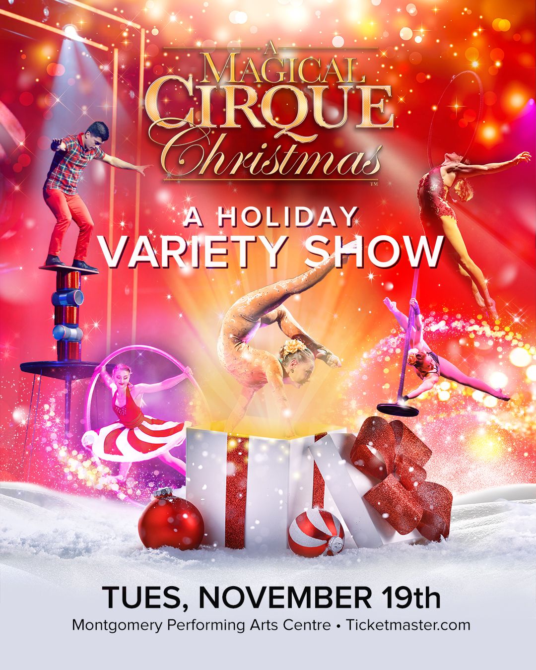 A Magical Cirque Christmas at Montgomery Performing Arts Centre