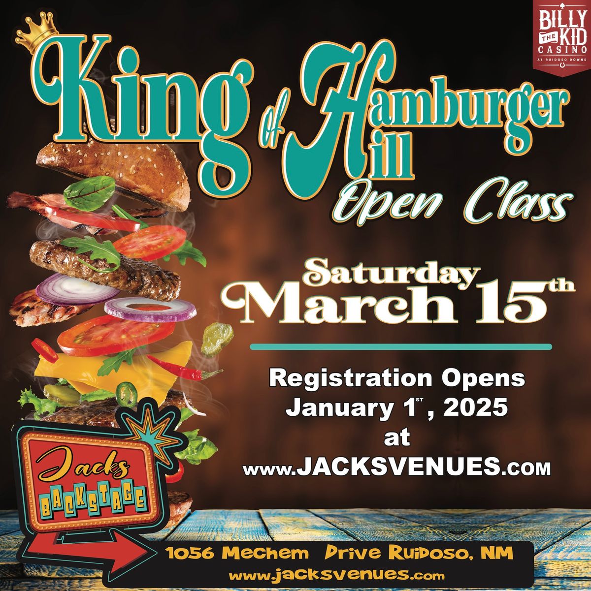 King of Hamburger Hill Open Class