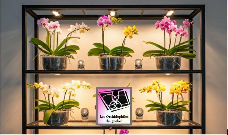 Pr\u00e9sentation des installations de culture des membres - Les orchidophiles de Qu\u00e9bec