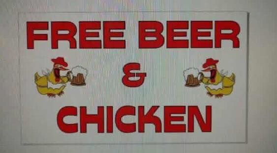 Free Beer & Chicken LIVE @ Poopy's