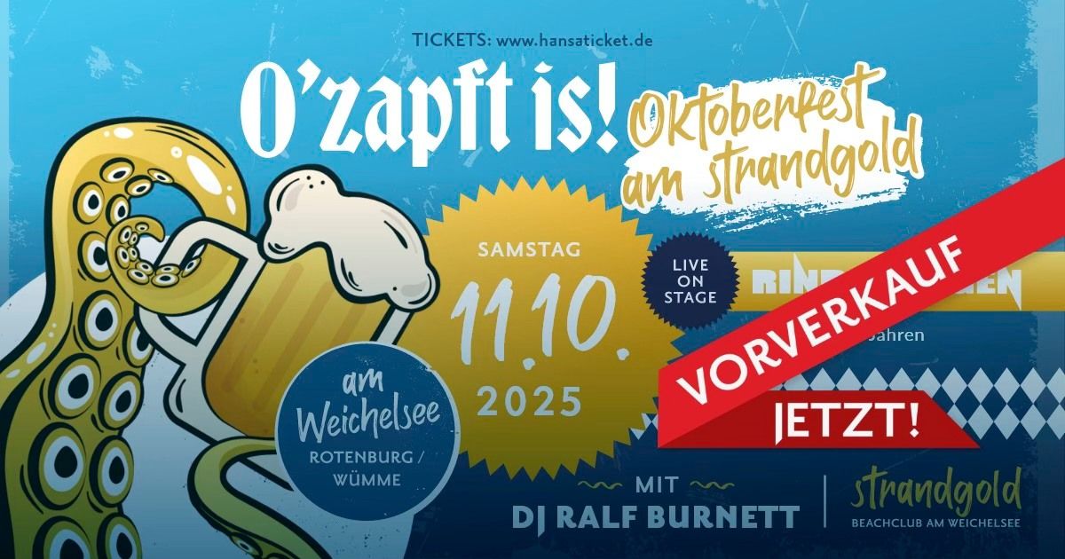 O' zapft is - Oktoberfest am strandgold rotenburg