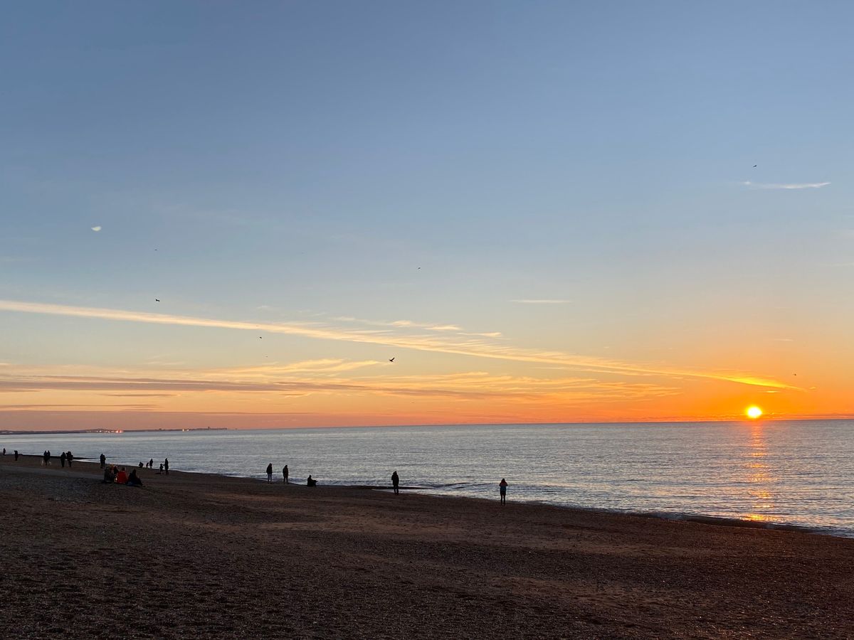 Solstice Sunrise Sound Healing, Hove Beach